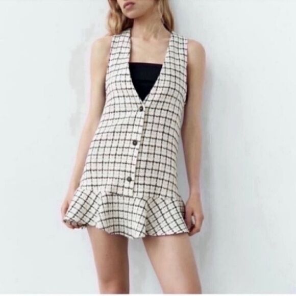 Zara Blue Mini LongSleeve Dress(Size Small) - Picture 2 of 9